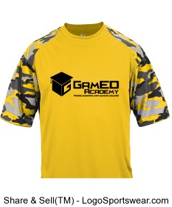 Badger Youth Camo Sport T-Shirt Design Zoom